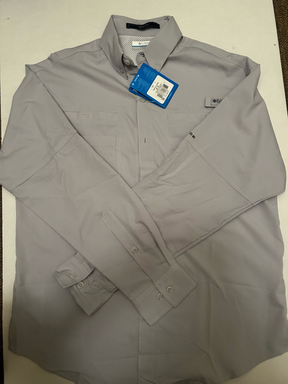 (NWT) Columbia Mens PFG Tamiami II Long Sleeve Shirt